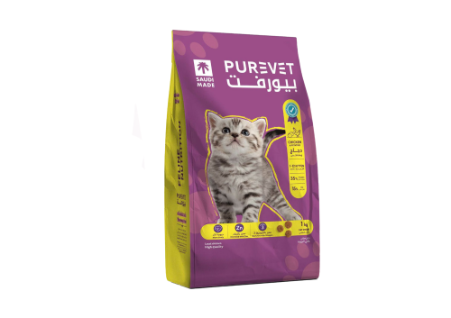 بيورفت طعام جاف للقطط الصغيرة ١ك