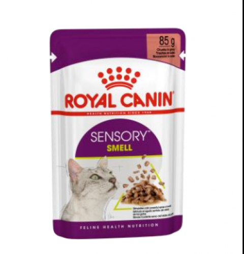 طعام رطب للقطط البالغة ( رائحة جذابة ) بالمرق