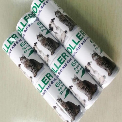 6 رولات تعبئة ارالة شعر القطط و الكلاب