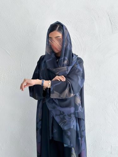 شيفون مبطن + قصة كلوش