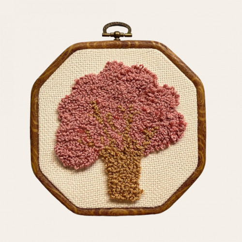 Tree embroidery