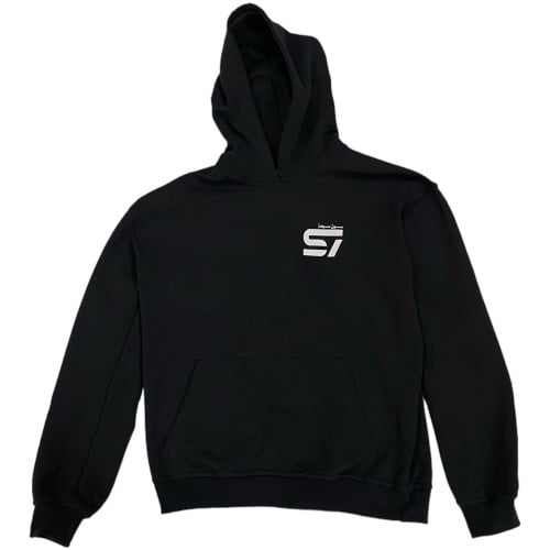 dark gray oversized hoodie