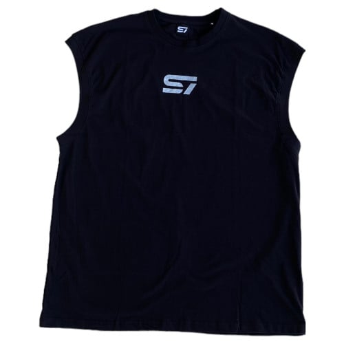 Cut off oversized T shirt (Black)