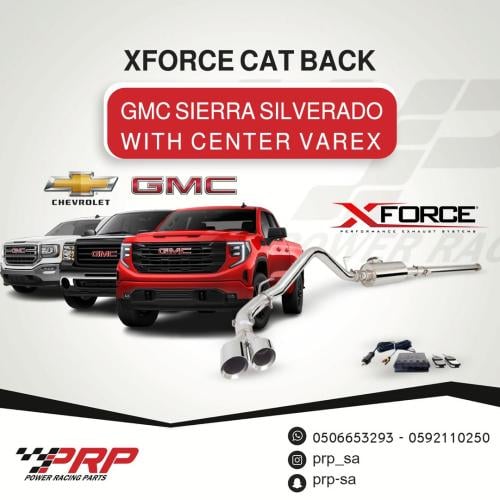 Xforce electronic cat-back kit from GMC Sierra, Silverado, Tahoe, Yukon 2007 - 2024 [side exits]
