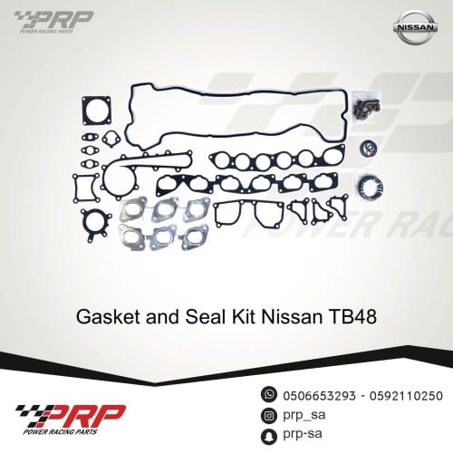 Complete gasket and seal kit for Nissan Patrol Safari TB48 engine