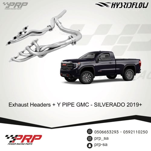 Header for GMC and Silverado with Y-pipe, 2019-2023 models
