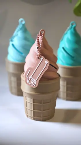 حصالة الايسكريم اللطيفة