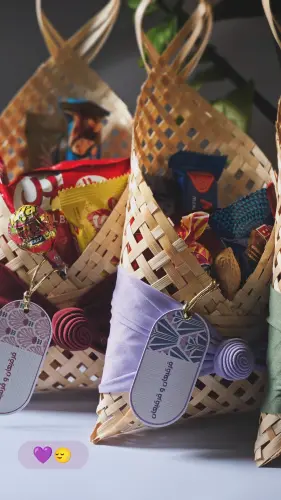 سلة القرقيعان (شكل ظرف )