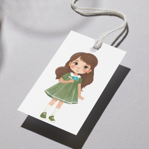 رسمة بنت اليوم الوطني