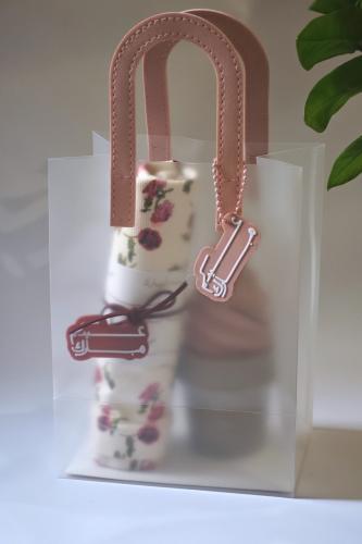 كيس لتوزيعات مع تاق بلاستيكي عيدكم مبارك