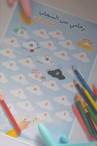 بوستر رحلتي بين السحاب