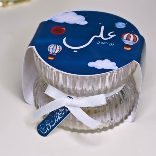 مبخر زجاج مع تاق