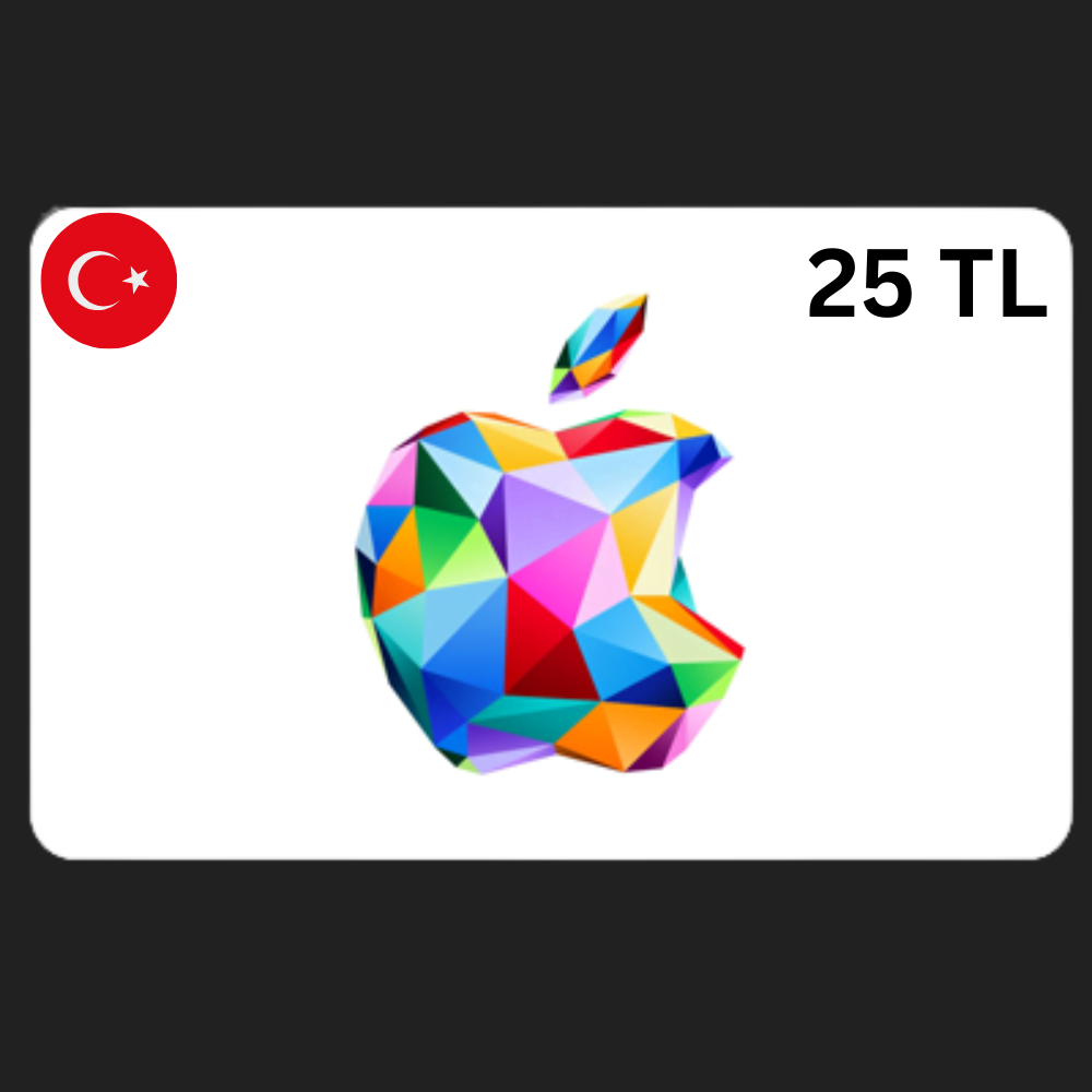 بطاقة آيتونز - المتجر التركي TL 25