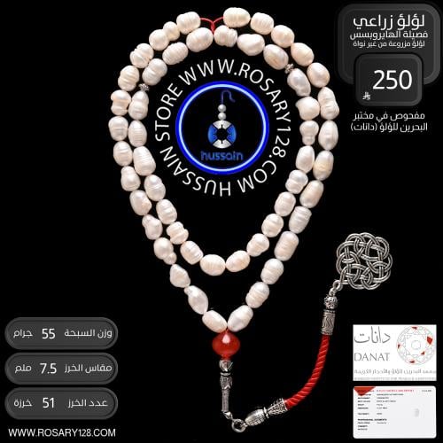 مسباح لؤلؤ زراعي مزروع من غير نواة في المياه العذب...