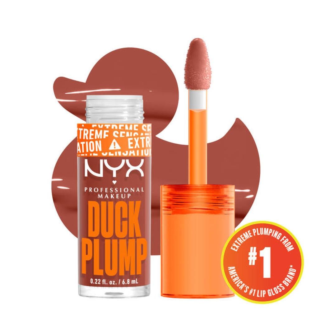 قلوس ملمع ومكبر الشفاه داك بلامب من نيكس NYX - BROWN OF APPLAUSE 05