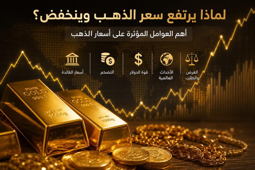 لماذا يرتفع سعر الذهب وينخفض ؟ تعرف على اهم الاسباب في 2026