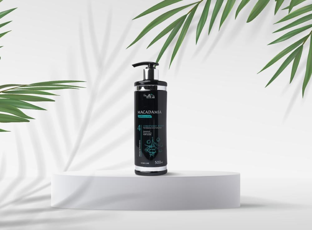 بلسم بالمكاديميا و الأحماض الأمينية و20نوع من الزيوت الطبيعية