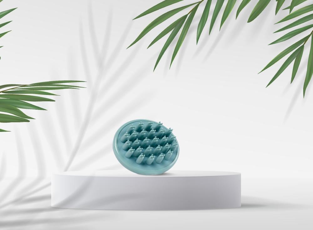 فرشة سيليكون - تنظيف ومساج لفروة الراس