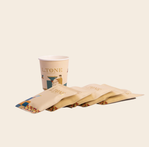 5 أظرف قهوة محمصة التون