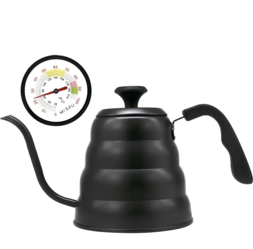 ابريق تقطير مع مقياس حراري