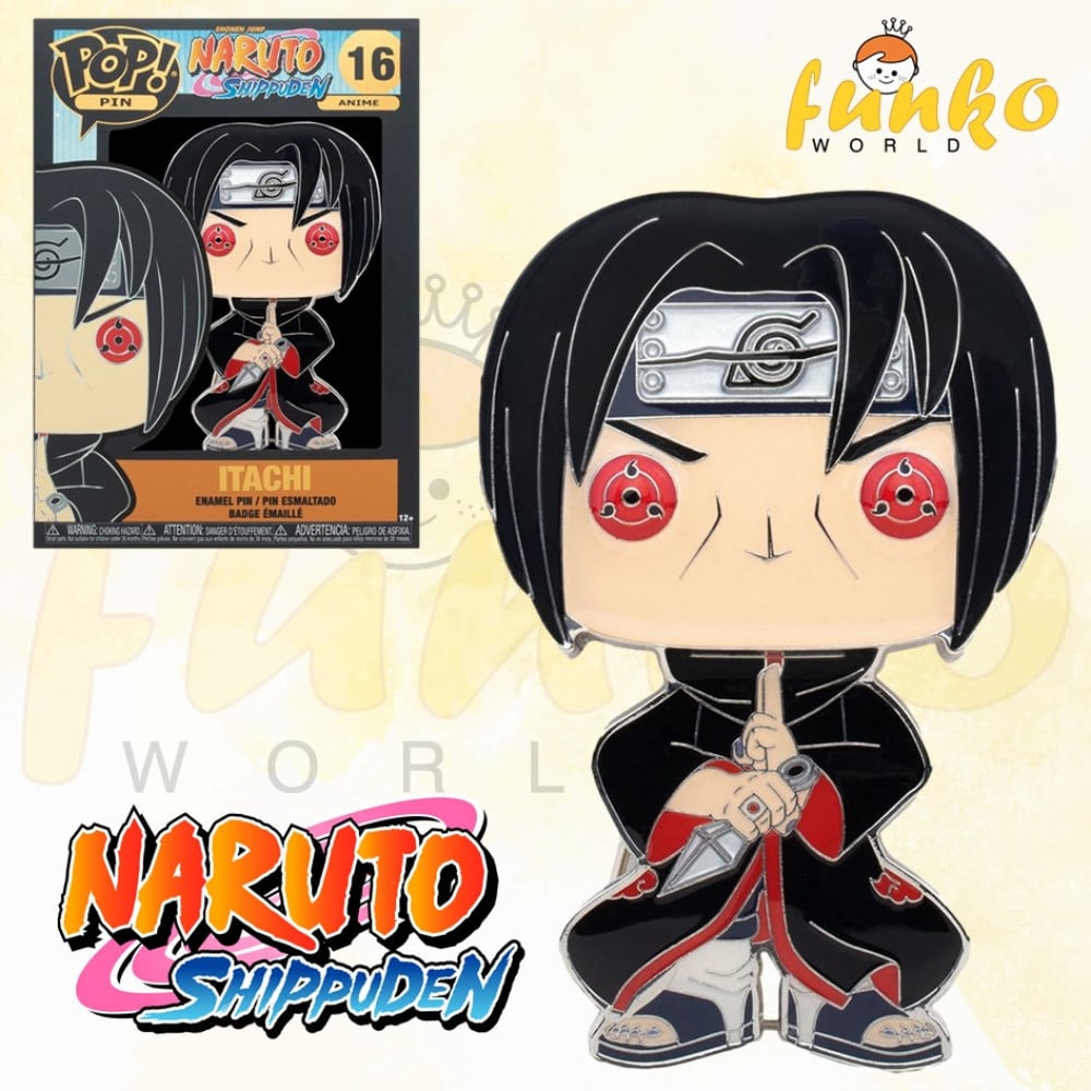 LF Enamel Pin! Animation: Naruto - Itachi
