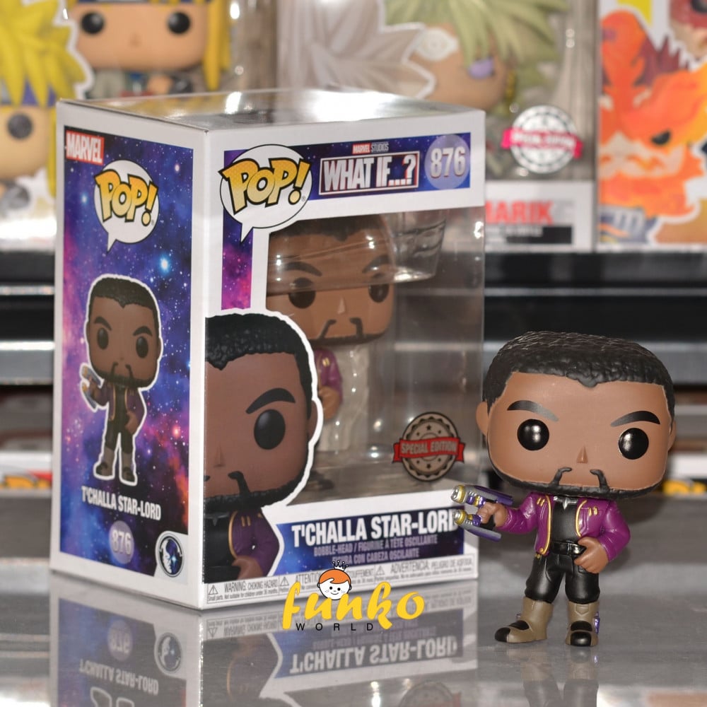POP Marvel: What If-T'CHALLA STAR-LORD (Exc)