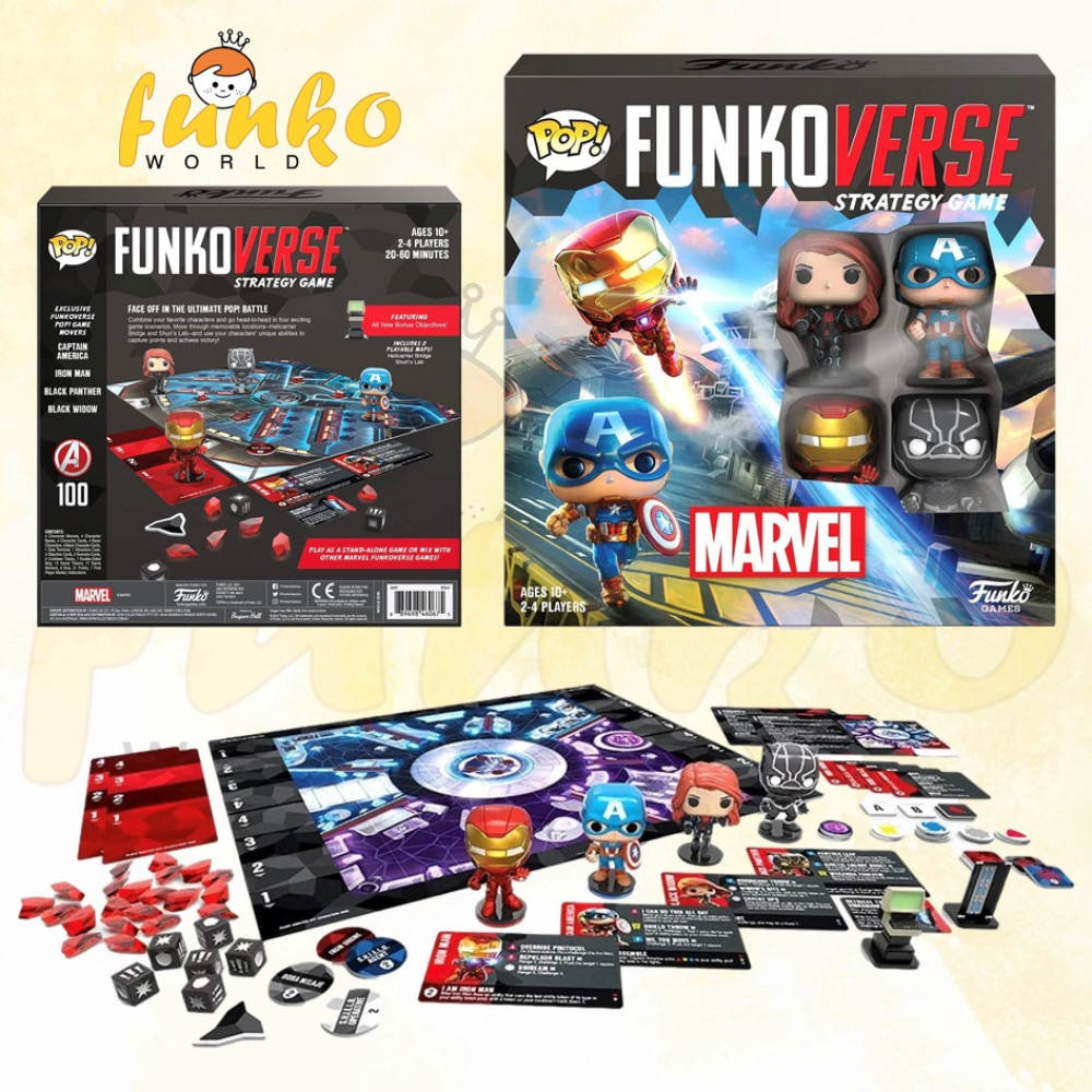 Funkoverse: Marvel 100 Base Set 4-Pack Funko World