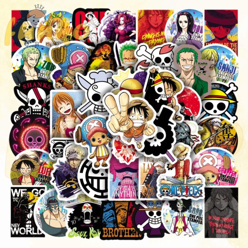 50Pcs One Piece Sticker