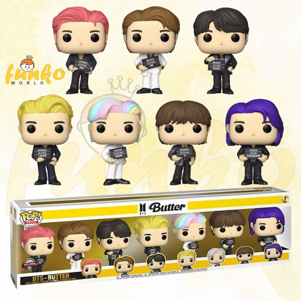 Funko POP Rocks: BTS Butter- 7pk