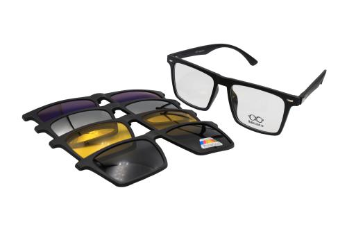 نظارة  طبية مستطيلة مع غيرات شمس