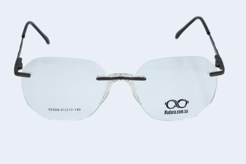 نظارة  طبية بدون اطار شكل غير منتظم