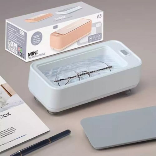 تنظيف النظارات وعدسات اللصقة بالموجات الصوتية المحمول