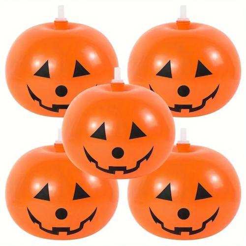 ‎مجموعة من 5 بالونات اليقطين زينة الهالوين