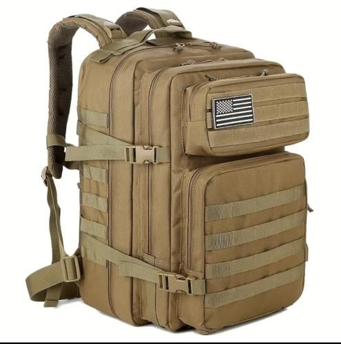 حقيبة سعة 45 لتر معدات تصوير تكتيكي لون بني