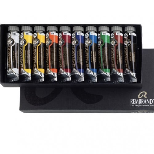 Rembrandt oil paint Basic set 10 (15ml) Talens