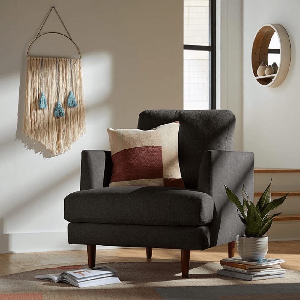 كنبة مقعد واحد مقاس 85 × 80 × 85 سم (عرض × عُمق × ارتفاع) - MS_ID_1PSF_00247