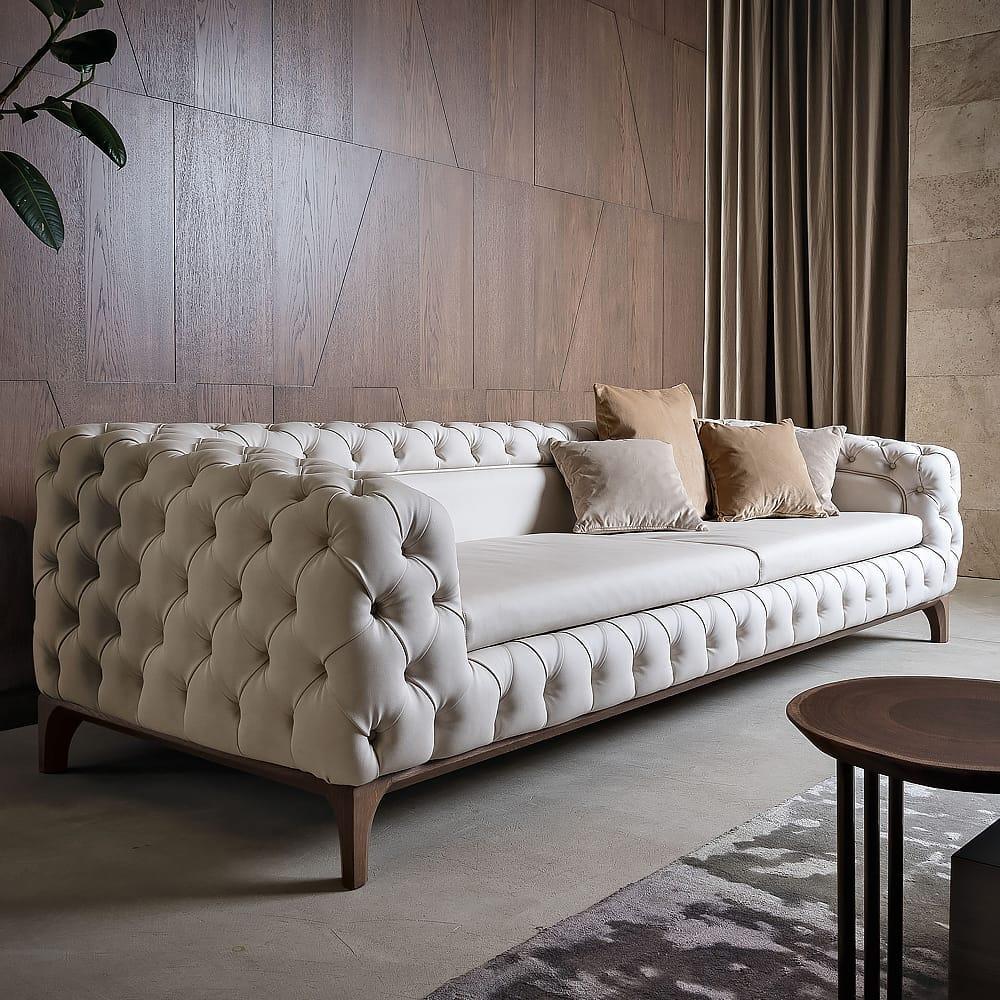كنبة اربع مقاعد مقاس 250 × 85 × 85 سم (عرض × عُمق × ارتفاع) - MS_ID_4PSF_00003