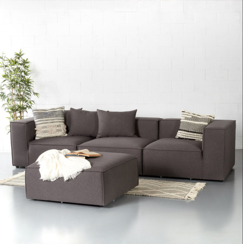 كنبة اربع مقاعد مقاس 250 × 85 × 85 سم (عرض × عُمق × ارتفاع) - MS_ID_4PSF_00007