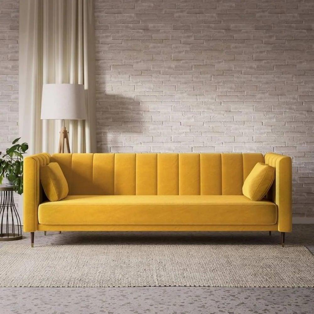 كنبة ثلاث مقاعد مقاس 190 × 85 × 85 سم (عرض × عُمق × ارتفاع) - MS_ID_3PSF_00094