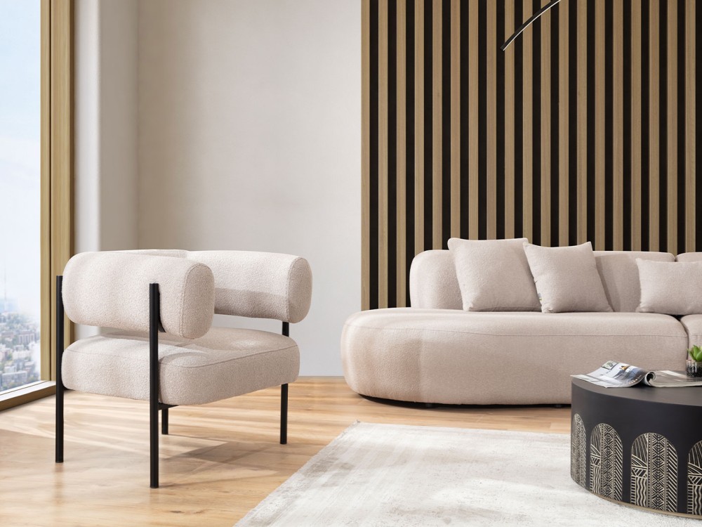 كنبة مقعد واحد مقاس 85 × 85 × 80 سم (عرض × عُمق × ارتفاع) - MS_ID_1PSF_00065