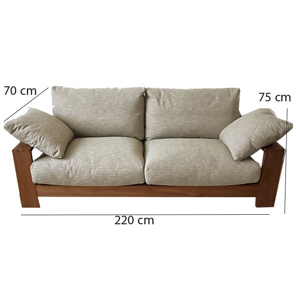 كنبة مقعدين مقاس 170 × 70 × 75 سم (عرض × عُمق × ارتفاع) - MS_ID_2PSF_00161