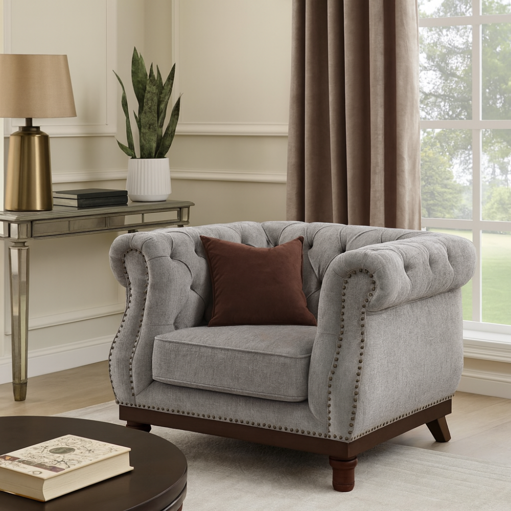 كنبة مقعد واحد مقاس 60 × 65 × 50 سم (عرض × عُمق × ارتفاع) - MS_ID_1PSF_00031