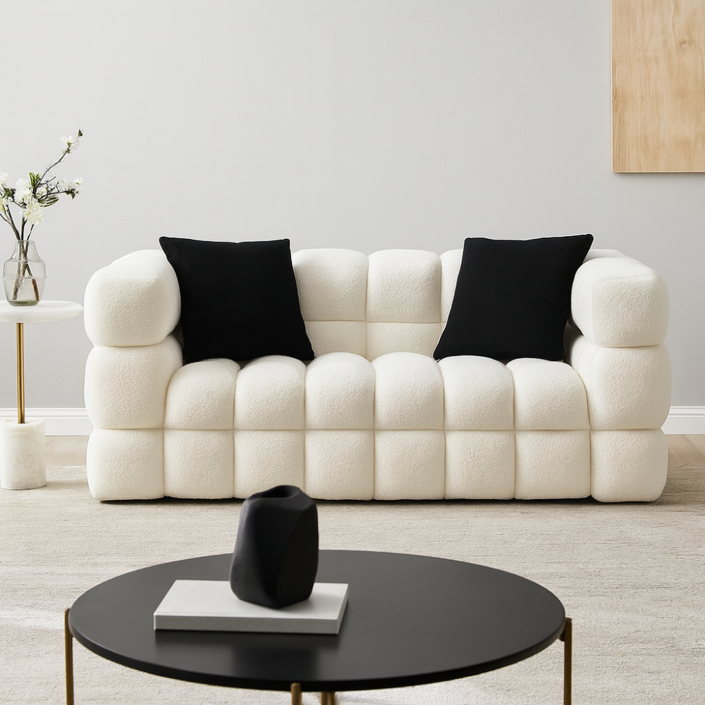 كنبة مقعدين مقاس 160 × 85 × 85 سم (عرض × عُمق × ارتفاع) - MS_ID_2PSF_00053