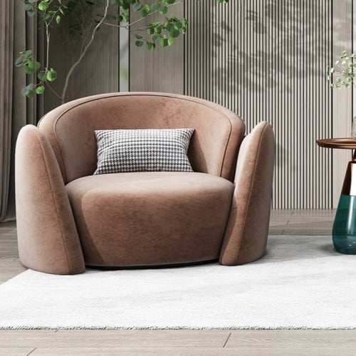 كنبة مقعد واحد مقاس 90 × 85 × 75 سم (عرض × عُمق ×...