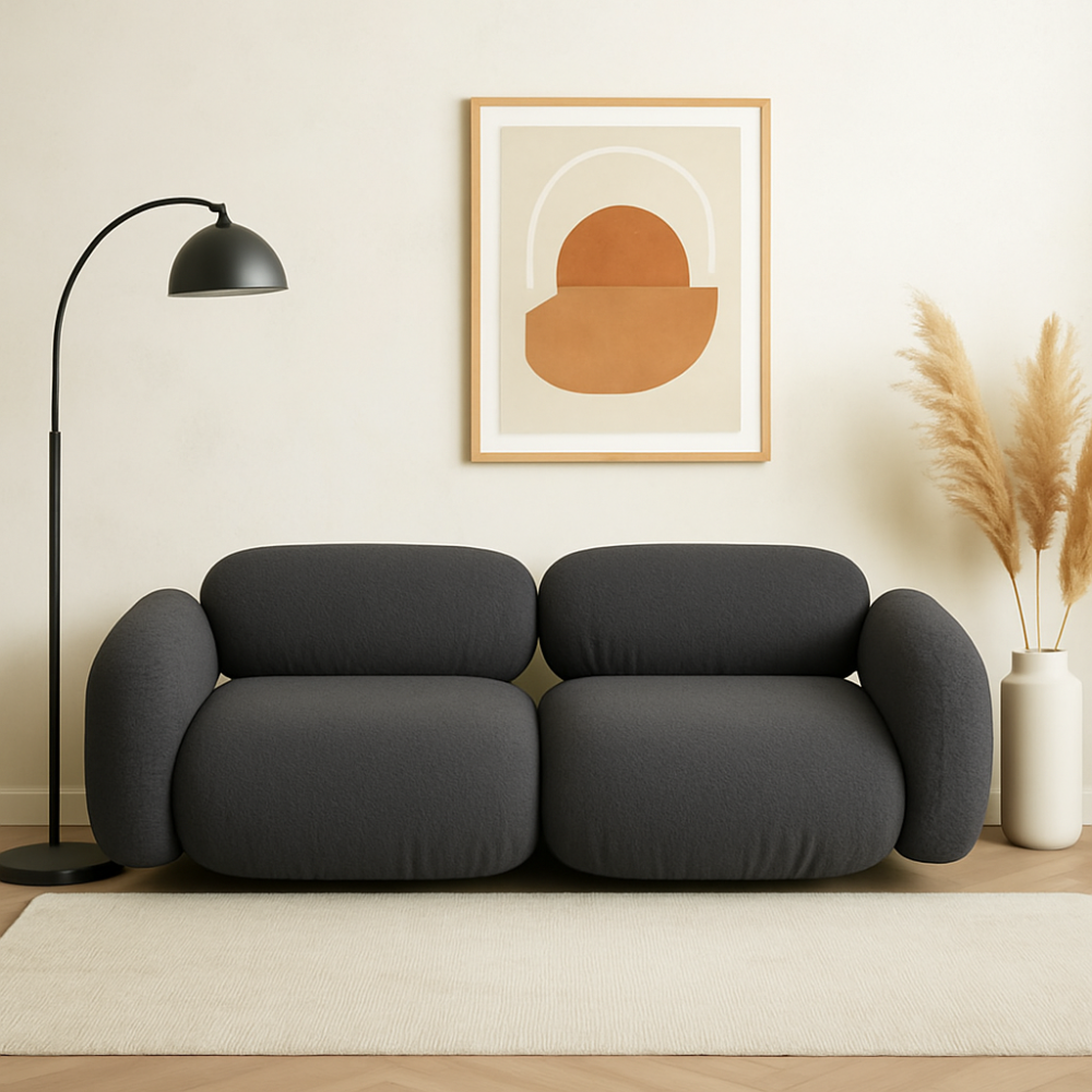 كنبة مقعدين مقاس 170 × 85 × 85 سم (عرض × عُمق × ارتفاع) - MS_ID_2PSF_00054