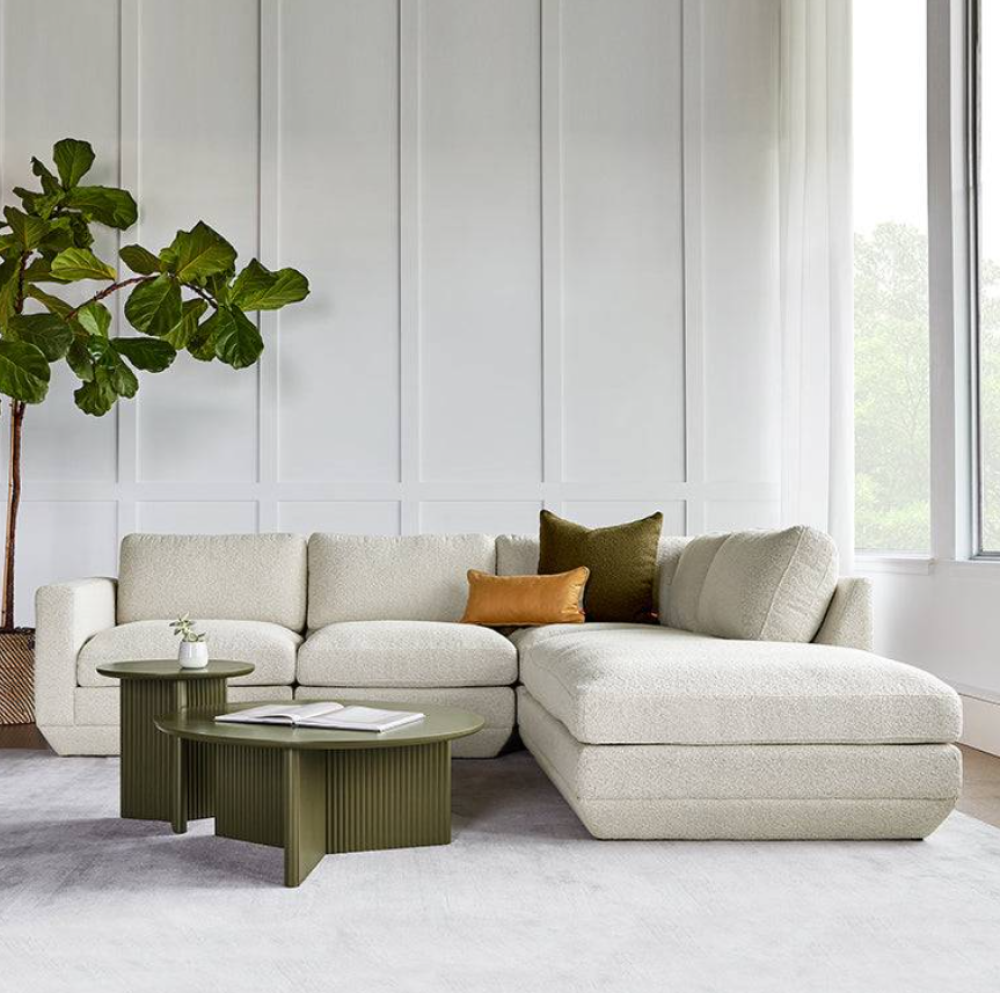 كنب زاوية متوفر بعدة الوان.