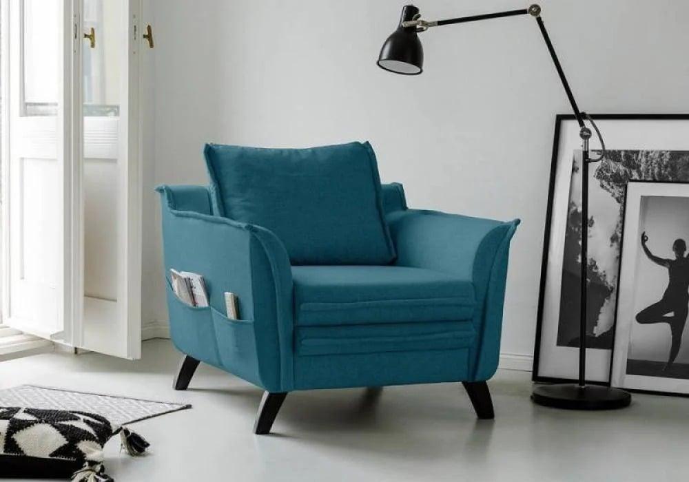 كنبة مقعد واحد مقاس 90 × 90 × 80 سم (عرض × عُمق × ارتفاع) - MS_ID_1PSF_00017