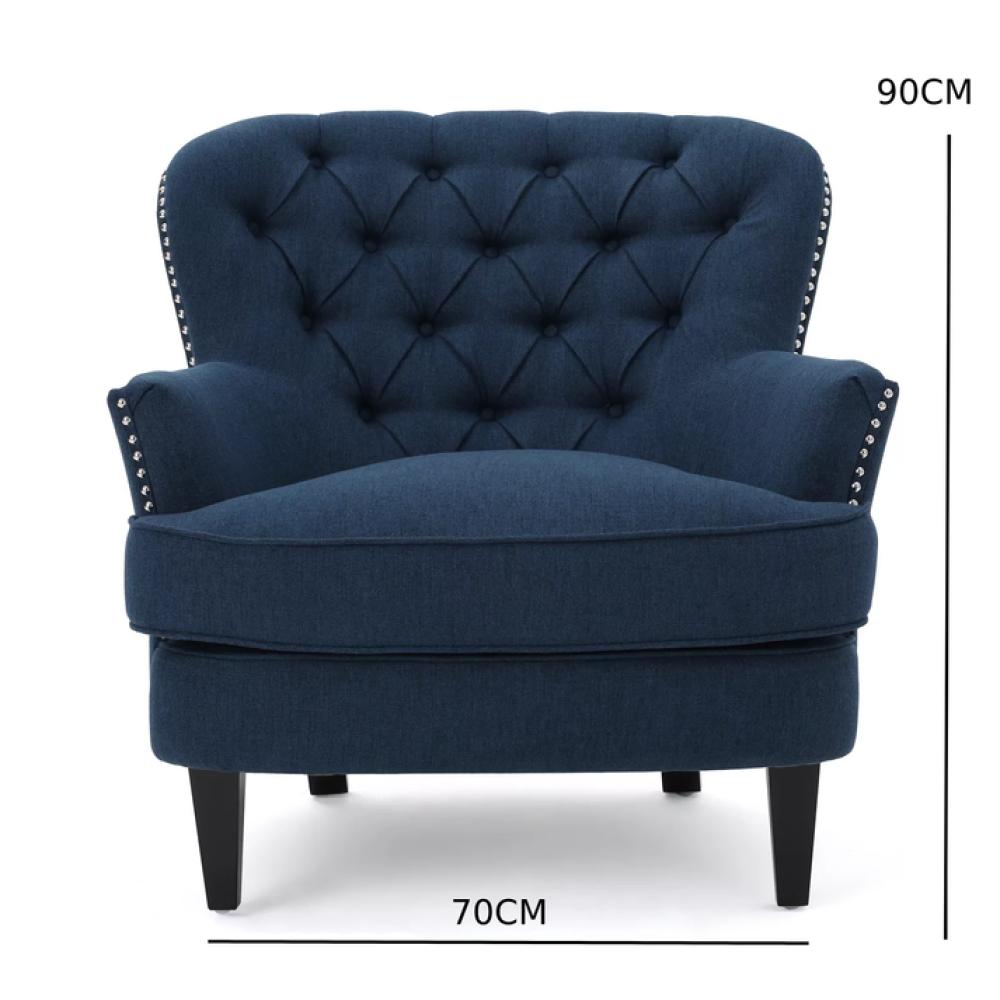 كنبة مقعد واحد مقاس 70 × 65 × 90 سم (عرض × عُمق × ارتفاع) - MS_ID_1PSF_00105