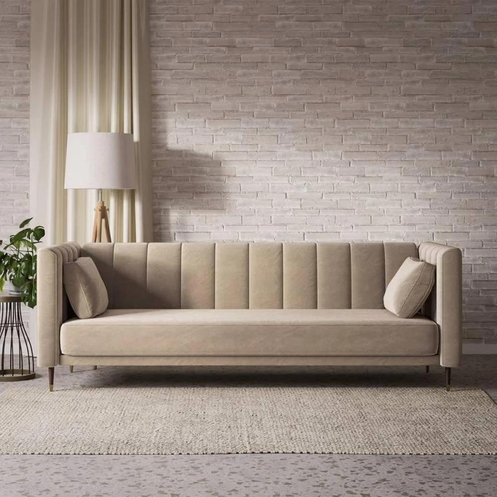 كنبة ثلاث مقاعد مقاس 190 × 85 × 85 سم (عرض × عُمق × ارتفاع) - MS_ID_3PSF_00094