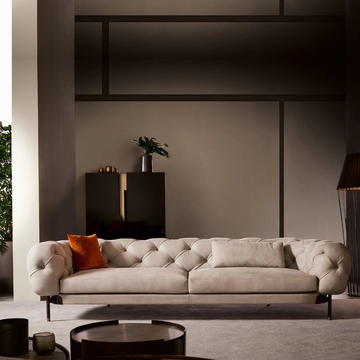 كنبة ثلاث مقاعد مقاس 230 × 100 × 70 سم (عرض × عُمق × ارتفاع) - كود MS_ID_3PSF_00039